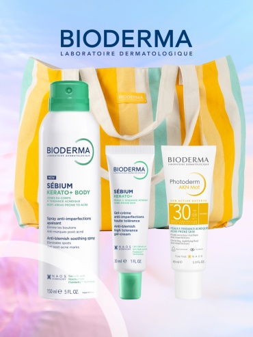 Bioderma SEBIUM набор по уходу за лицом и телом унисекс