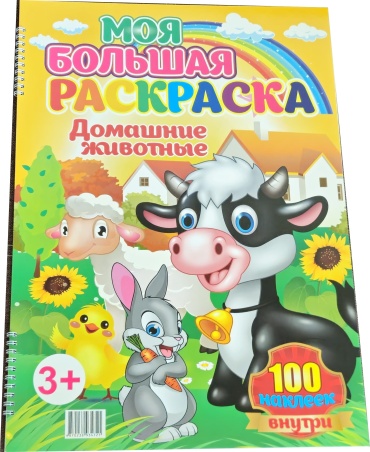 Моя большая раскраска Домашние животные