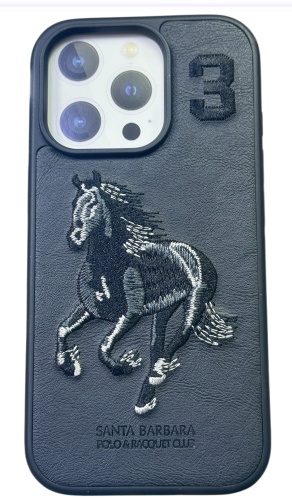 Чехол Santa Barbara Polo & Racquet Club для Apple iPhone 16 Pro черный