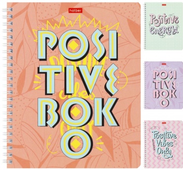 Общая тетрадь Hatber POSITIVEbook, 80 л, А5, клетка, мягкая обложка, 1 шт