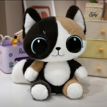 Мягкая игрушка Кошка, высота 22, мультиколор