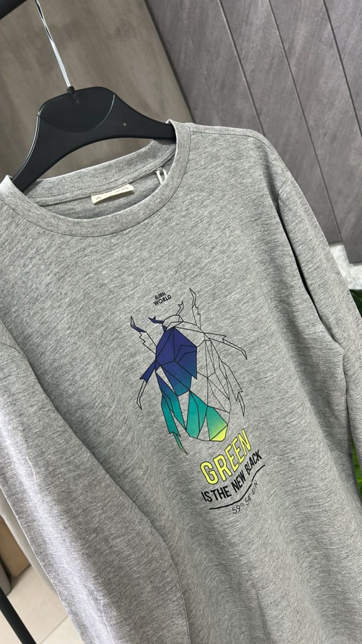 Свитшот серый