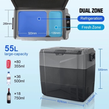 MURATEC компрессорный MURATEC-D55L 55 л серый