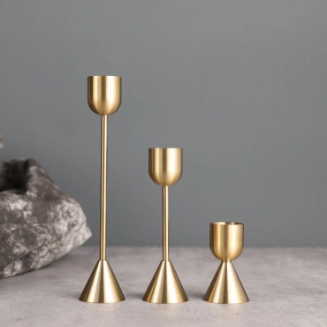 Подсвечник Minimal Gold 17342103_Minimal Gold 406, металл