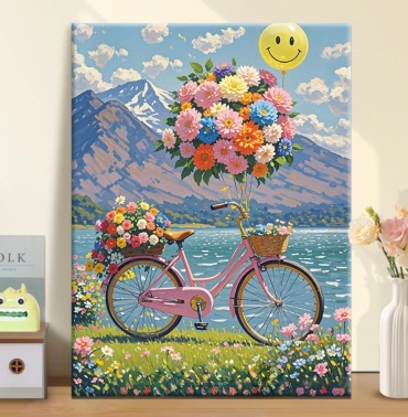 DIY DIGITAL PAINTING FLWS0981 холст на подрамнике 50x40 см