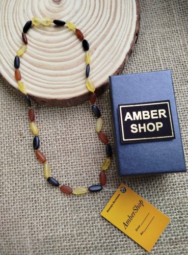 Бусы Amber длина 45 см натуральный янтарь янтарь