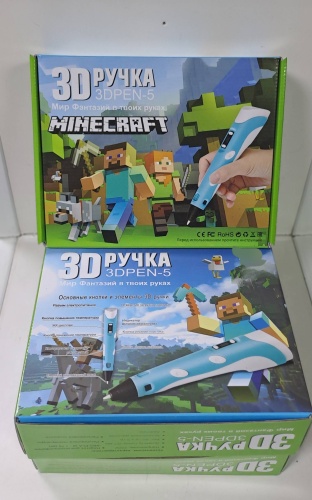 3D ручка с LCD дисплеем Minecraft