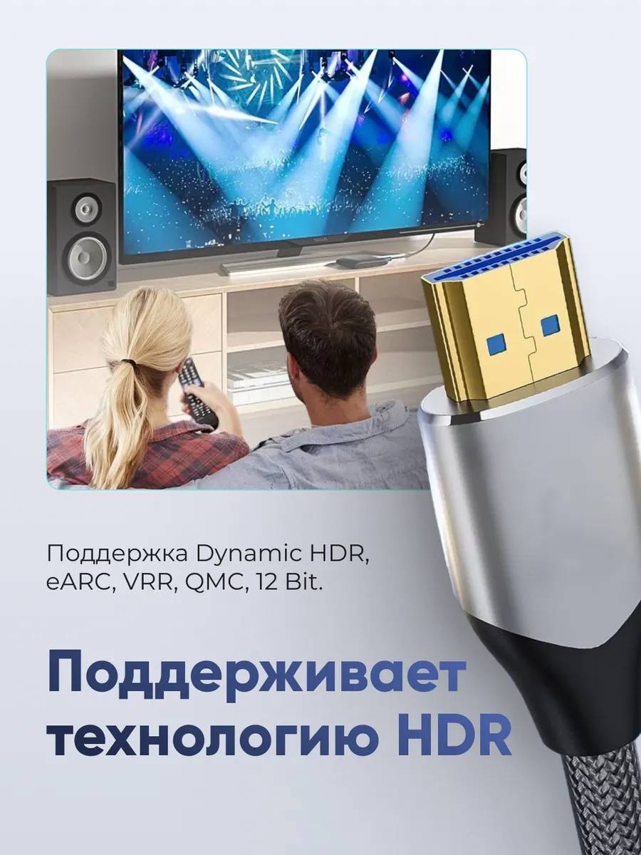 Кабель HDMI - HDMI 1.5 м