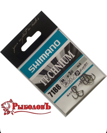 Крючок для рыбалки SHIMANO Крючок рыболовный SHIMANO 7188 № 3 одинарный серебристый 8 шт