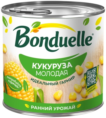 Bonduelle кукуруза молодая 340 г