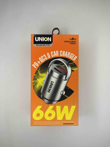 Зарядное устройство Union bl-918 USB Type-C, USB черный