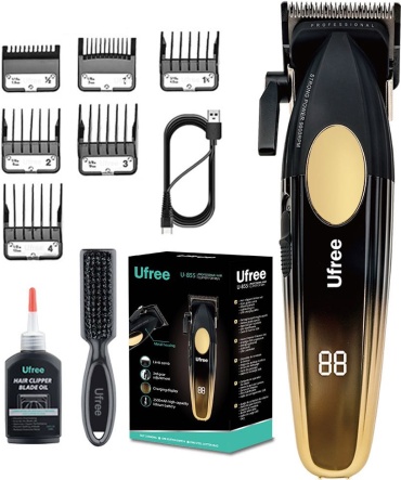 Ufree машинка для стрижки U-855 черный, золотой