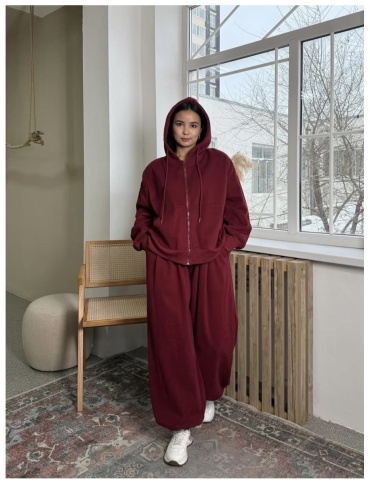Костюм повседневный AISHA BRAND бордовый