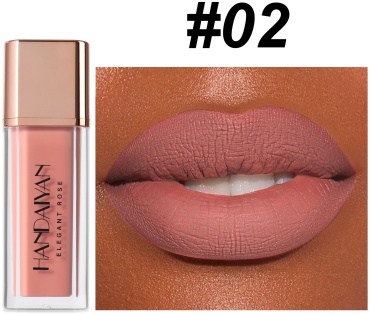 HANDAIYAN Elegant Rose Matte жидкая помада 02 Светло-персиковый нюд