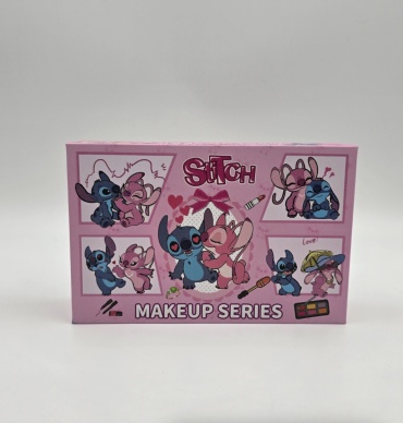 Stitch makeup box лак для ногтей, набор, помада, тени 5+