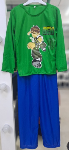 Карнавальный костюм Бен Тен 10 Ben 10 синий, зеленый