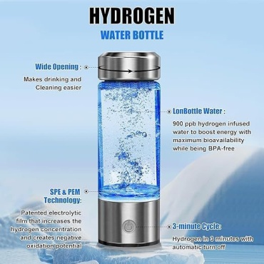 Водородная бутылка H2PEM500 500 мл прозрачный