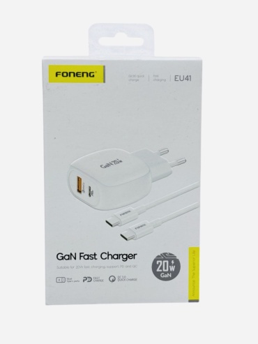 Зарядное устройство FONENG Foneng USB Type-C белый