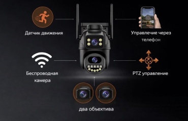 SmartX камера видеонаблюдения A-37wifi, 6MP, расширение 2048x1536