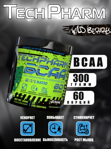 TechPharm BCAA черная смородина 300 г