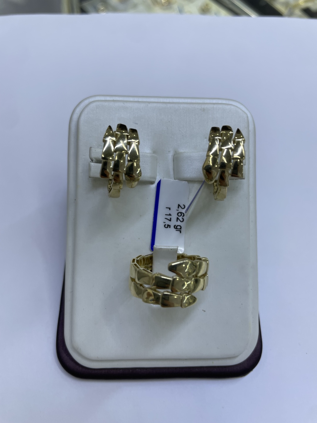 Комплект 3161 gold Rayan gold вес 6.32 г золото, без вставок