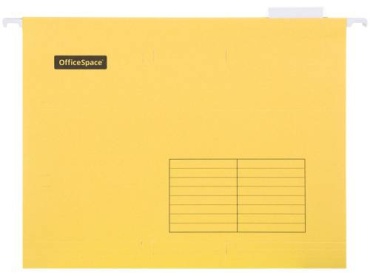 Папка подвесная OfficeSpace Standard, А4, желтый