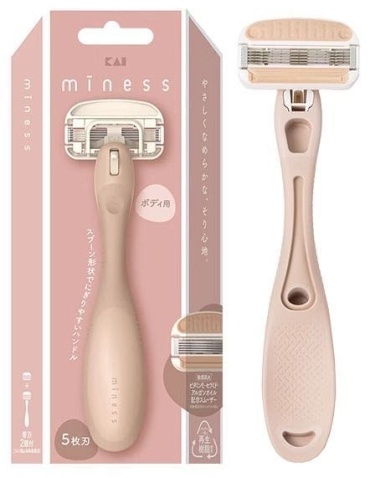 KAI MINESS Body Razor Бритва (Женская, 5 лезвий) сменные кассеты 2 шт