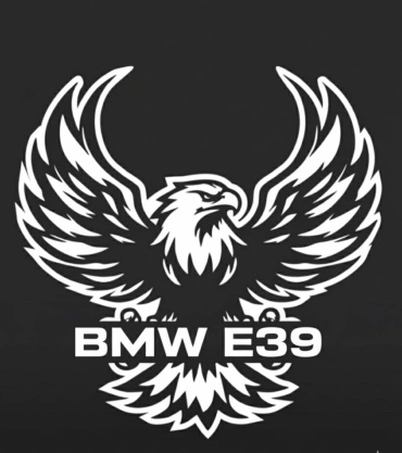Наклейка NAKLEY. BMW E39. БМВ Е39 15x15 см