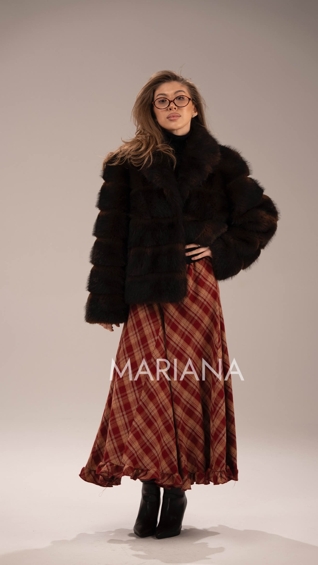 Шуба MARIANA коричневый
