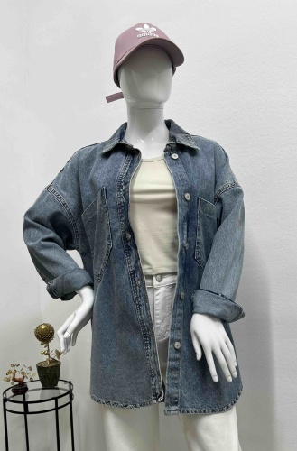 Джинсовая куртка oreo jeans голубой