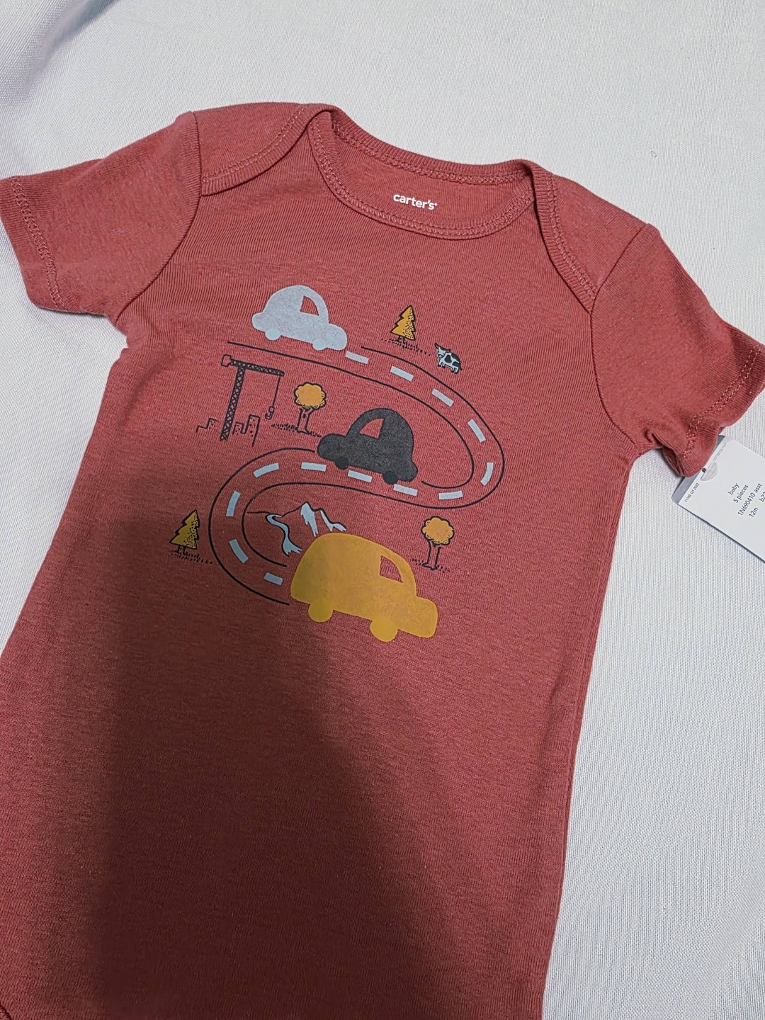 Боди Carters коралловый