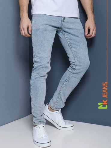 Джинсы зауженные MkJeans голубой