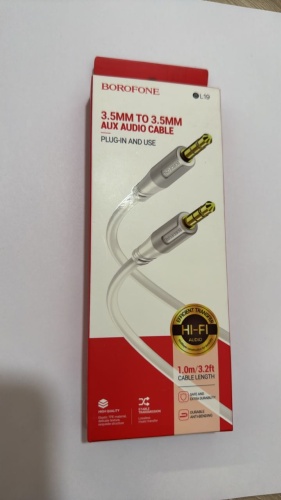Кабель Borofone 3.5 mm jack - 3.5 mm jack