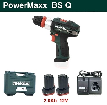 Metabo дрель-шуруповерт PowerMaxx BS Q 12 В