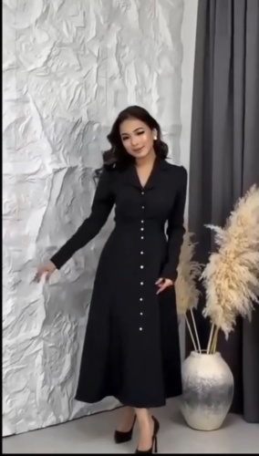 Повседневное платье Woman brand черный