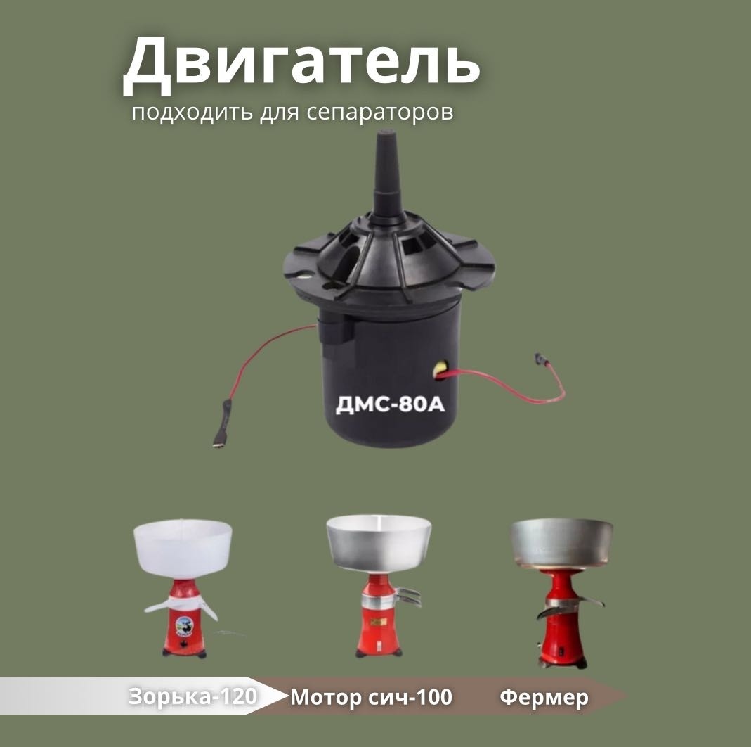 Двигатель для сепаратора безщеточный ДМС80А