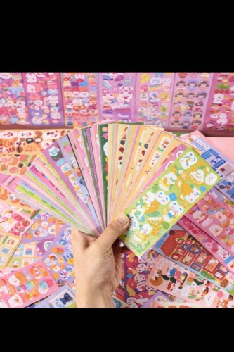 Наклейки Набор A-Toys корейский 100