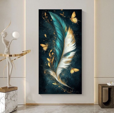 Картина Эхо вдохновения 60x120 см