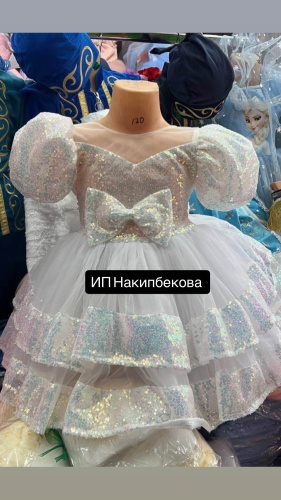 Платье Платье Снежинка. Костюм Снежинка белый