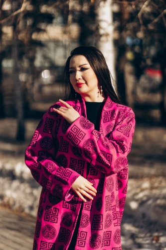 Национальный костюм Hazifa розовый