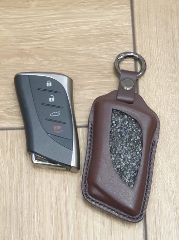 HandMade чехол Lexus Es, RX, LX, NX коричневый