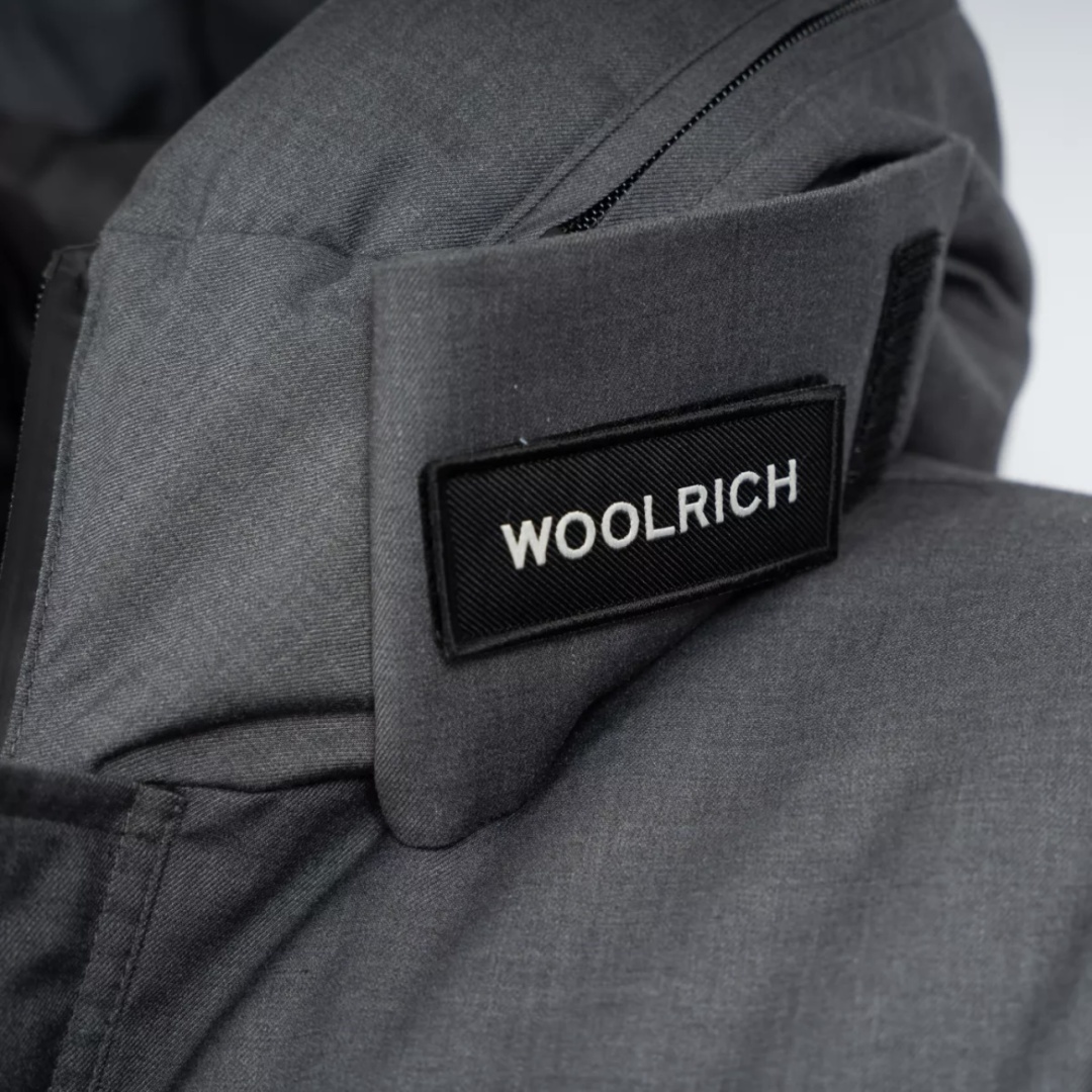 Парка WOOLRICH серый