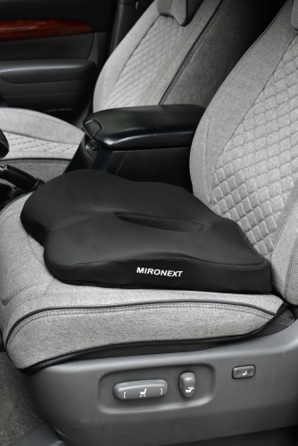 Подушка MIRONEXT 4578 на сиденье 39x41 см черный