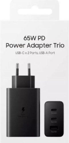 Зарядное устройство Fast charging USB Type-C черный