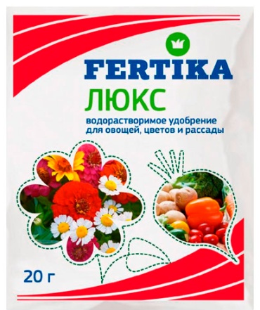 Удобрение FERTIKA порошок FERTIKA ЛЮКС 0 л 0.02 кг