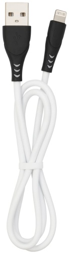 Кабель USB Type-A (F), Lightning, 1 м, белый