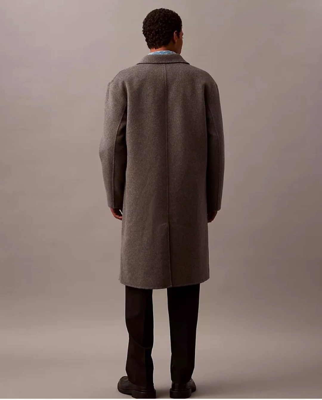 Пальто Calvin Klein серый