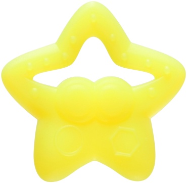 Прорезыватель Uviton 0411, 1 шт, желтый