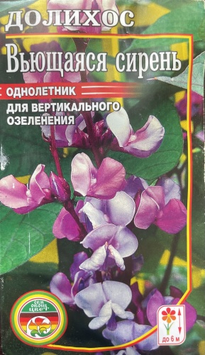 Мир семян долихос Вьющаяся сирень