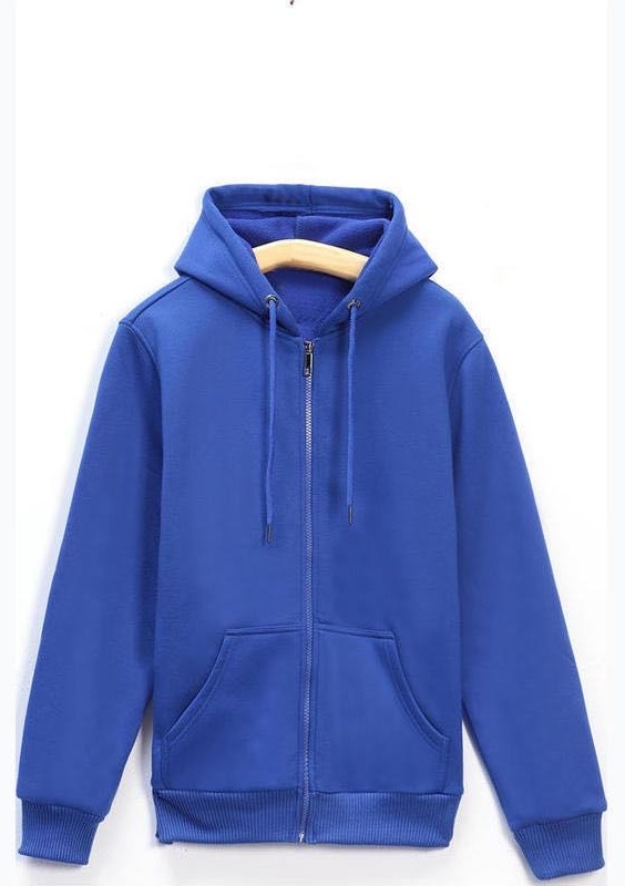 Толстовка IU BRAND однотонный синий